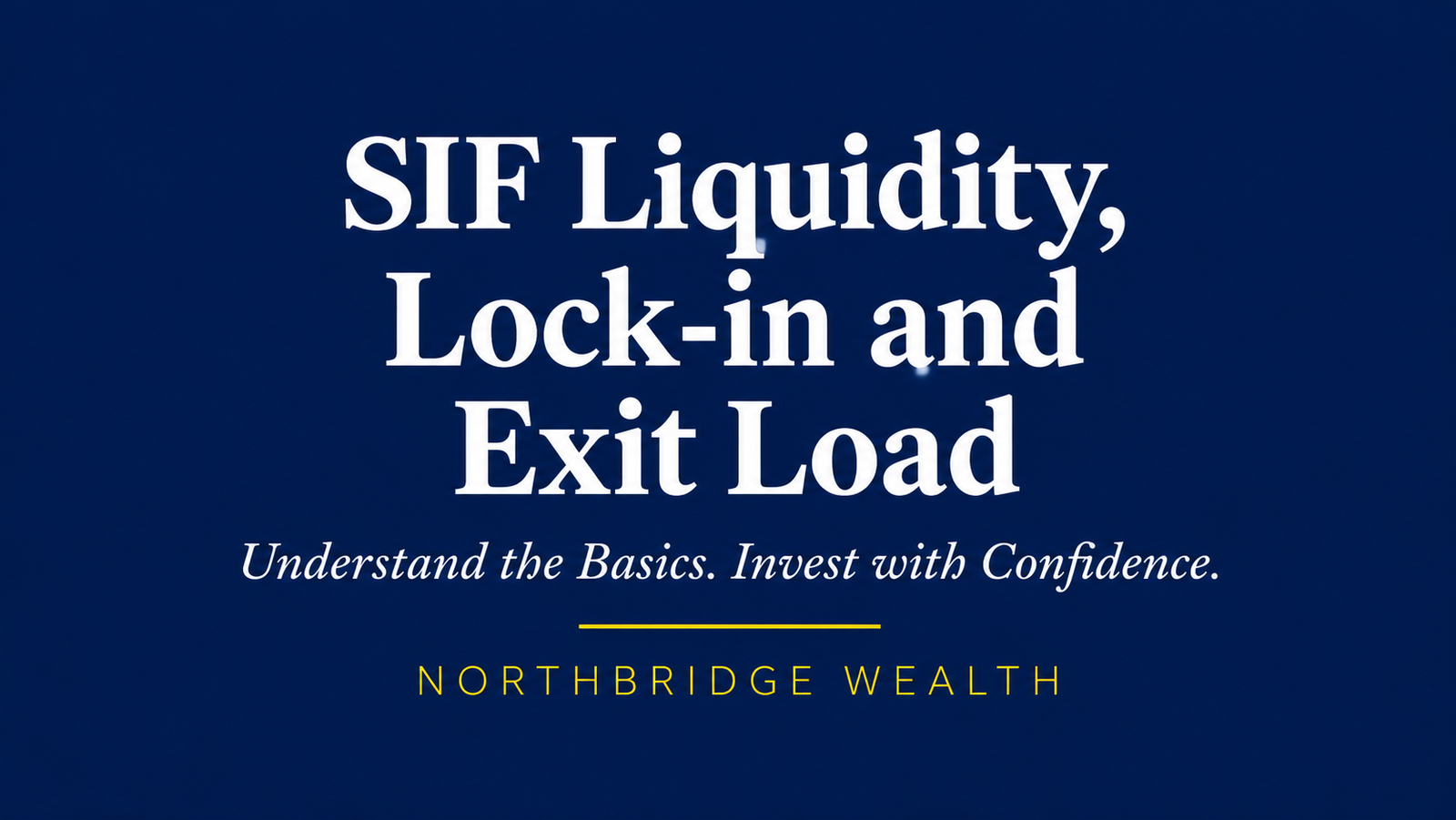 SIF Liquidity